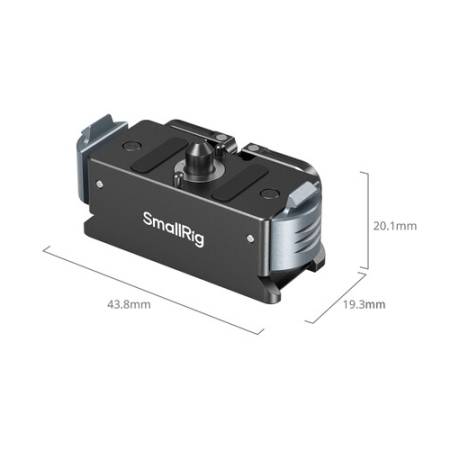 SmallRig 5437 - mocowanie z szybkozłączką do GoPro HERO 13, wymiary